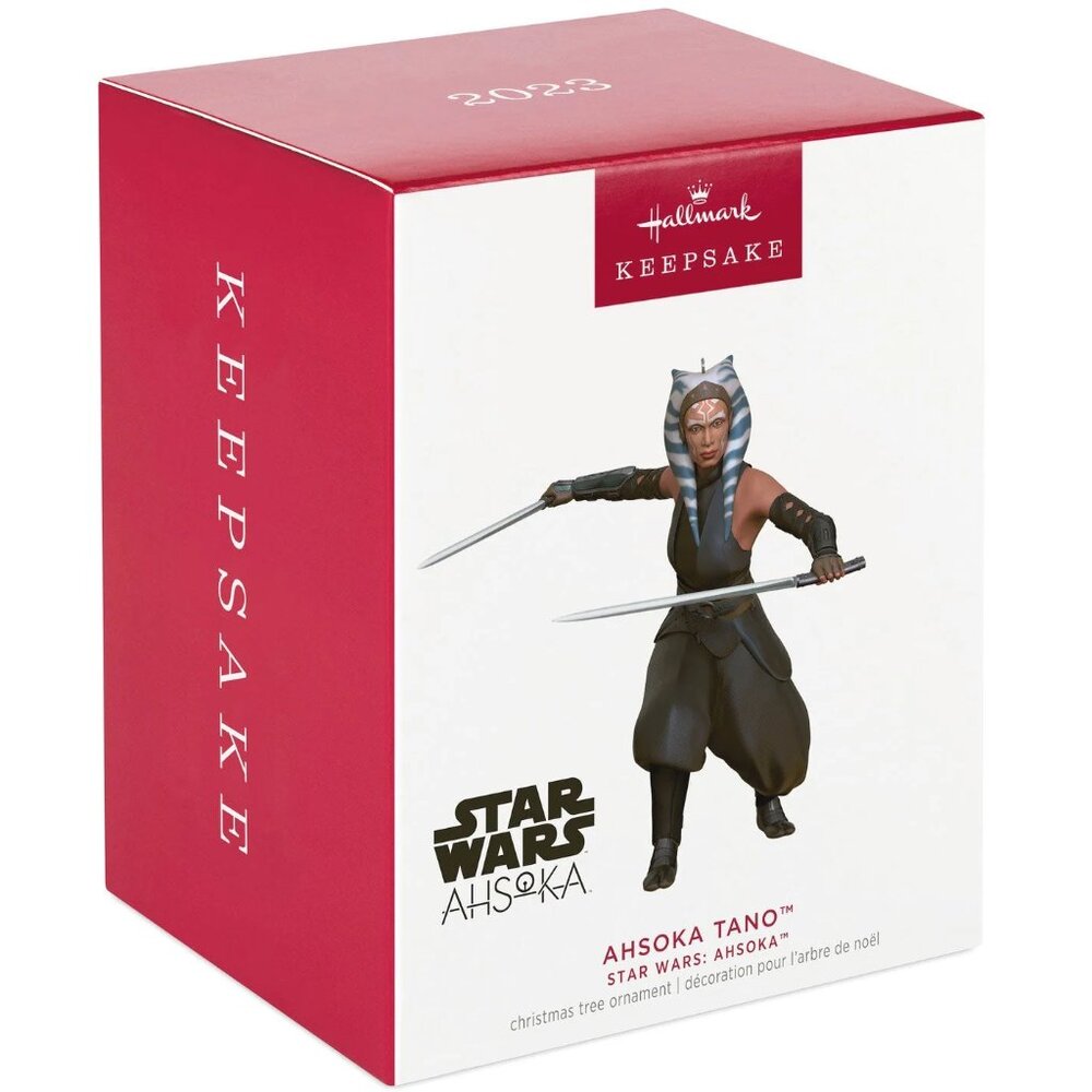 New! Star Wars Ahsoka Tano Hallmark Keepsake Christmas Ornament 2023 Jedi Knight